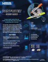 Sales Sheet Paint-Riter Window Marker