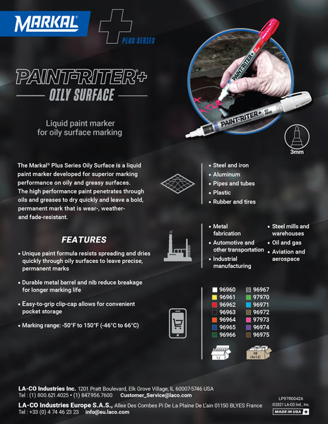 Sales Sheet - Paint-Riter+ Oily Surface