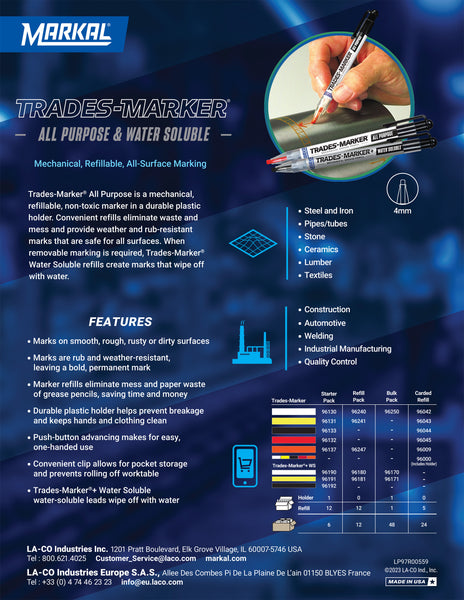 Sales Sheet -TRADES MARKER